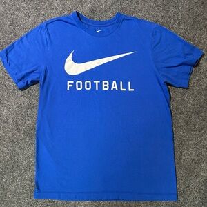 Nike Football Tee , blue /Size M